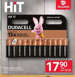 Selgros Baterie Duracell oferta