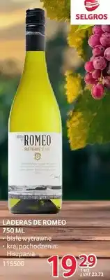 Selgros Wino LADERAS DE ROMEO oferta