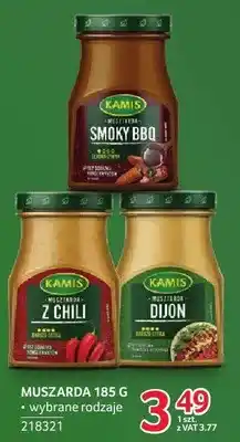 Selgros Muszarda 185 g wybrane rodzaje Kamis oferta