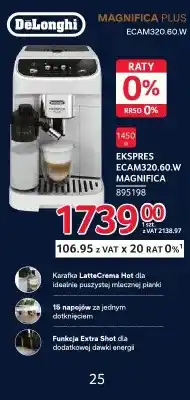 Selgros Ekspres DeLonghi ECAM320.60.W Magnifica Plus oferta