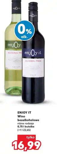 Kaufland Wino bezalkoholowe Enjoy It oferta