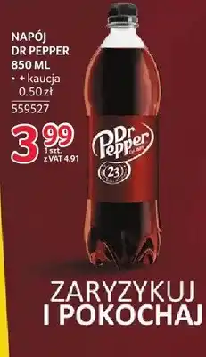 Selgros Napój Dr Pepper 850 ml + kaucja 0.50 zł oferta