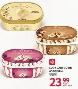 Selgros Lody Carte d'Or 650/900ml oferta