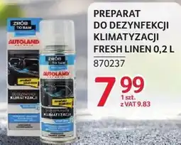 Selgros Preparat do dezynfekcji klimatyzacji Fresh Linen Autoland oferta