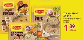 Selgros Zupa instant Winiary oferta