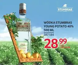 Selgros Wódka STUMBRAS YOUNG POTATO 40% oferta