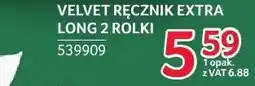 Selgros Ręcznik papierowy Velvet Extra Long 2 rolki oferta