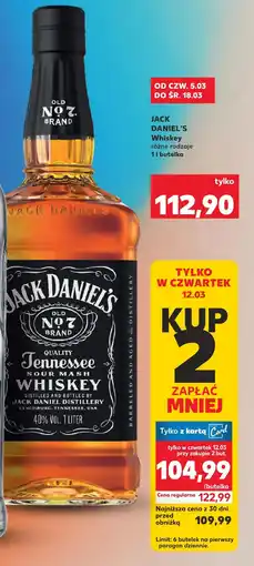 Kaufland Whiskey Jack Daniel's oferta
