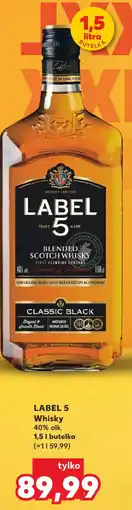 Kaufland Whisky Label 5 oferta