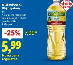 Lidl Wielkopolski Olej rzepakowy oferta