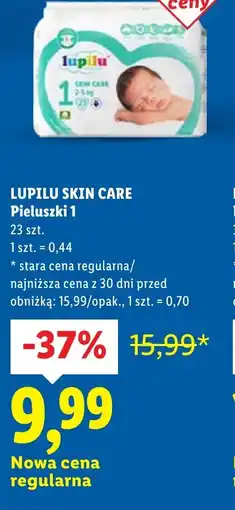 Lidl Lupilu Skin Care Pieluszki 1 oferta