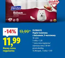 Lidl Floralys Papier toaletowy oferta