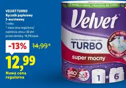 Lidl Velvet Ręcznik papierowy Turbo oferta