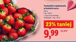 Lidl Truskawki w kształcie serca oferta