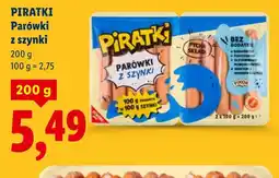 Lidl Piratki Parówki z szynki oferta