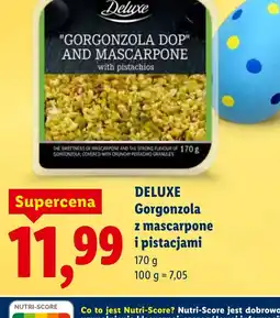 Lidl Deluxe Gorgonzola z mascarpone i pistacjami oferta