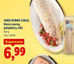 Lidl Dorsz czarny polędwica XXL oferta