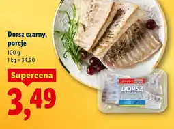 Lidl Dorsz czarny, porcje oferta