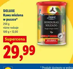 Lidl Deluxe Kawa mielona oferta