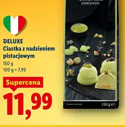 Lidl DELUXE Ciastka z nadzieniem pistacjowym oferta