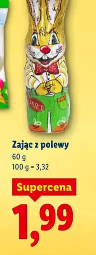 Lidl Zając z polewy oferta
