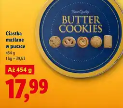 Lidl Ciastka maślane w puszce oferta