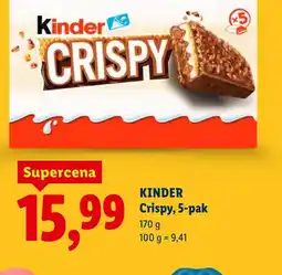 Lidl Kinder Crispy oferta