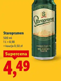 Lidl Piwo Staropramen oferta