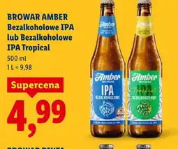Lidl Browar Amber Bezalkoholowe IPA oferta