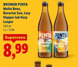 Lidl Piwo Pinta oferta