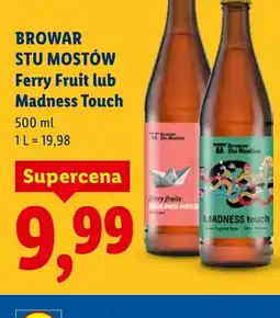 Lidl Browar Stu Mostów Ferry Fruit oferta