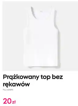 Pepco Prążkowany top bez rękawów oferta