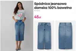 Pepco Spódnica jeansowa damska 100% bawełna oferta