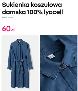 Pepco Sukienka koszulowa damska 100% lyocell oferta