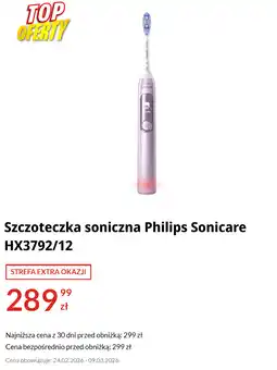 RTV EURO AGD Szczoteczka soniczna Philips Sonicare HX3792/12 oferta