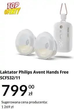 RTV EURO AGD Laktator Philips Avent Hands Free SCF532/11 oferta