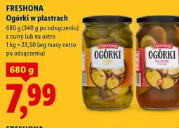 Lidl Freshona Ogórki w plastrach oferta