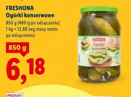 Lidl Freshona Ogórki konserwowe oferta