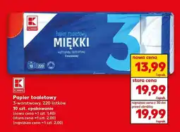 Kaufland Papier toaletowy miękki 3-warstwowy 10 szt oferta