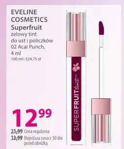 Hebe Superfruit żelowy tint do ust i policzków 02 Acai Punch oferta