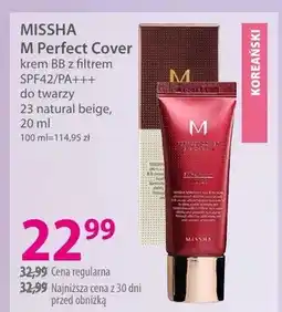Hebe Krem BB z filtrem SPF42/PA+++ M Perfect Cover 23 natural beige oferta
