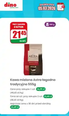 Dino Kawa mielona łagodna tradycyjna oferta
