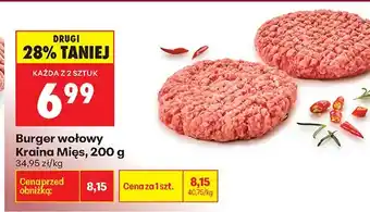 Biedronka Burger wołowy oferta