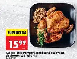 Biedronka Kurczak faszerowany kaszą i grzybami Prosto do piekarnika oferta