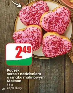 Dino Pączek serce z nadzieniem o smaku malinowym oferta