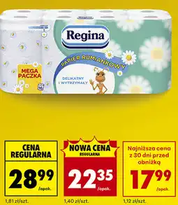 Biedronka Papier toaletowy rumiankowy Regina Mega Paczka, 16 rolek oferta