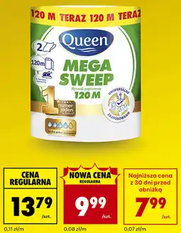 Biedronka Ręcznik papierowy Queen Mega Sweep, 120 m oferta