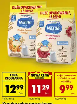 Biedronka Kaszka mleczno-ryżowa Nestlé, 300 g, różne rodzaje oferta