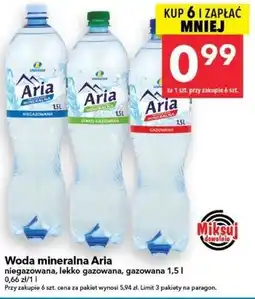 Lewiatan Woda mineralna Aria niegazowana, lekko gazowana, gazowana oferta