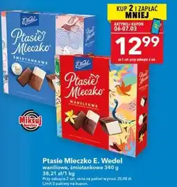Lewiatan Ptasie Mleczko E. Wedel waniliowe, śmietankowe oferta